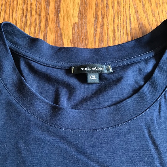 Women’s Stella & Dot Ruffle Side Long Sleeve Top - Picture 5 of 9